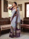 Banarsi Silk Kaatha work