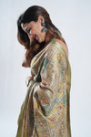 Ethnic Motifs Art Silk Handloom Tussar Saree
